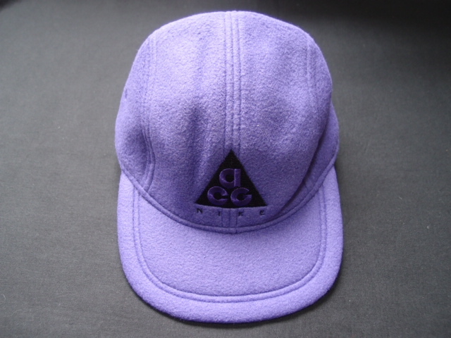  beautiful used! NIKE ACG fleece cap purple / Nike fleece hat 