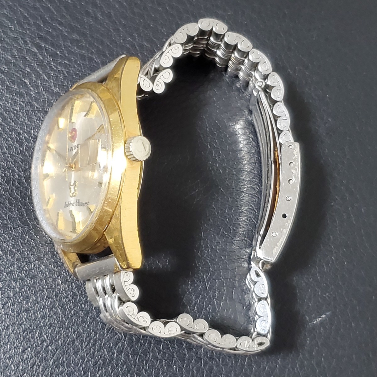 1円～RADO ラドー ゴールデンホース Goldenhorse デイト 手巻き メンズ腕時計 754_画像2