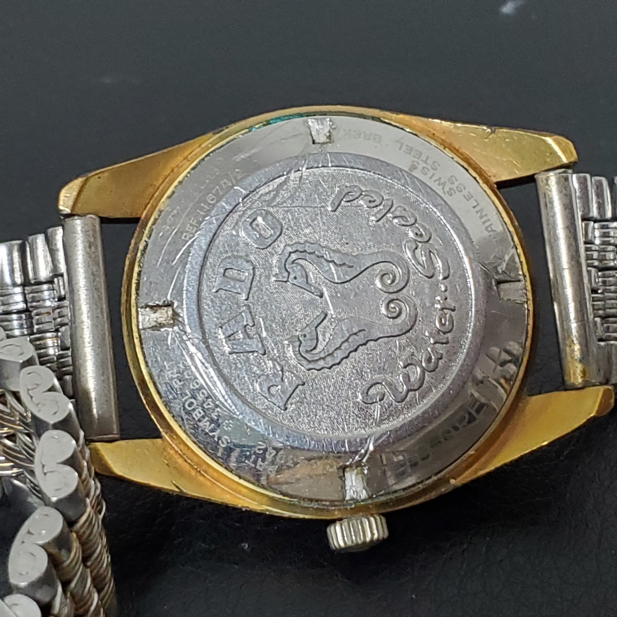 1円～RADO ラドー ゴールデンホース Goldenhorse デイト 手巻き メンズ腕時計 754_画像6
