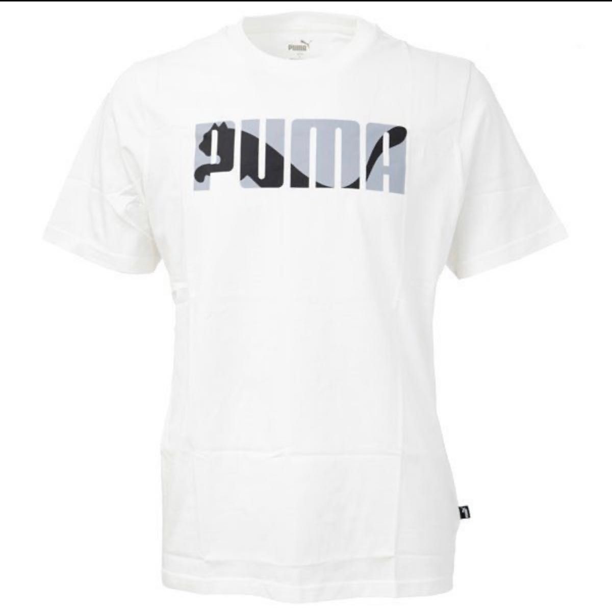 プーマ PUMA 新品 半袖 Tシャツ 白 Lサイズ [678472-02