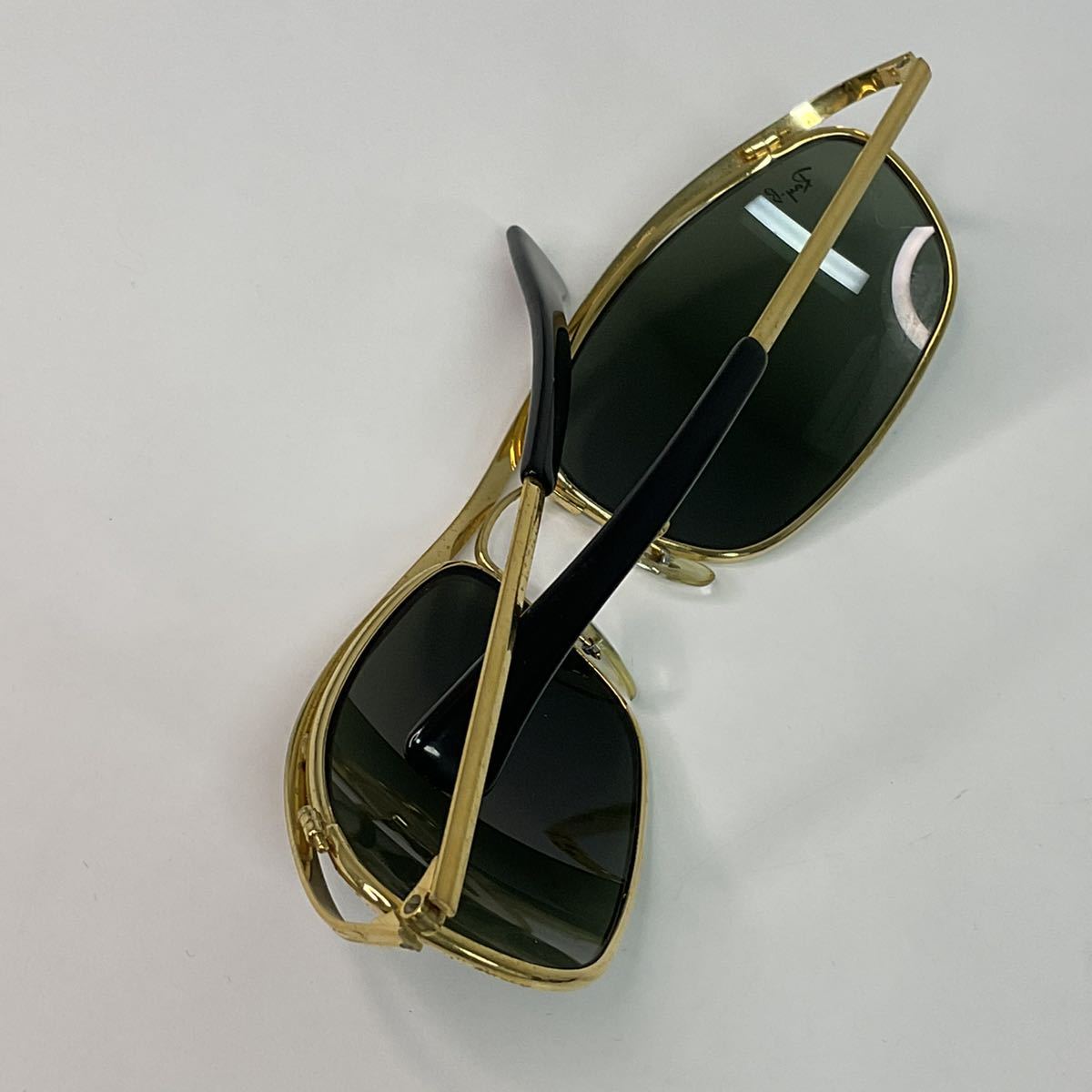 SKT273-60◆ Ray-Ban ／ レイバン B＆L U.S.A. 4 3/4 ゴールド サングラス ケースあり_画像5