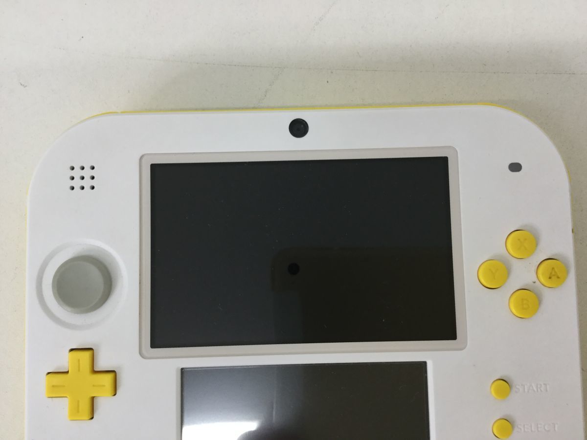 ●営SA295-60【初期化済み】 Nintendo ニンテンドー 2DS FTR-001 スーパーマリオパック ホワイト イエロー　②_画像7