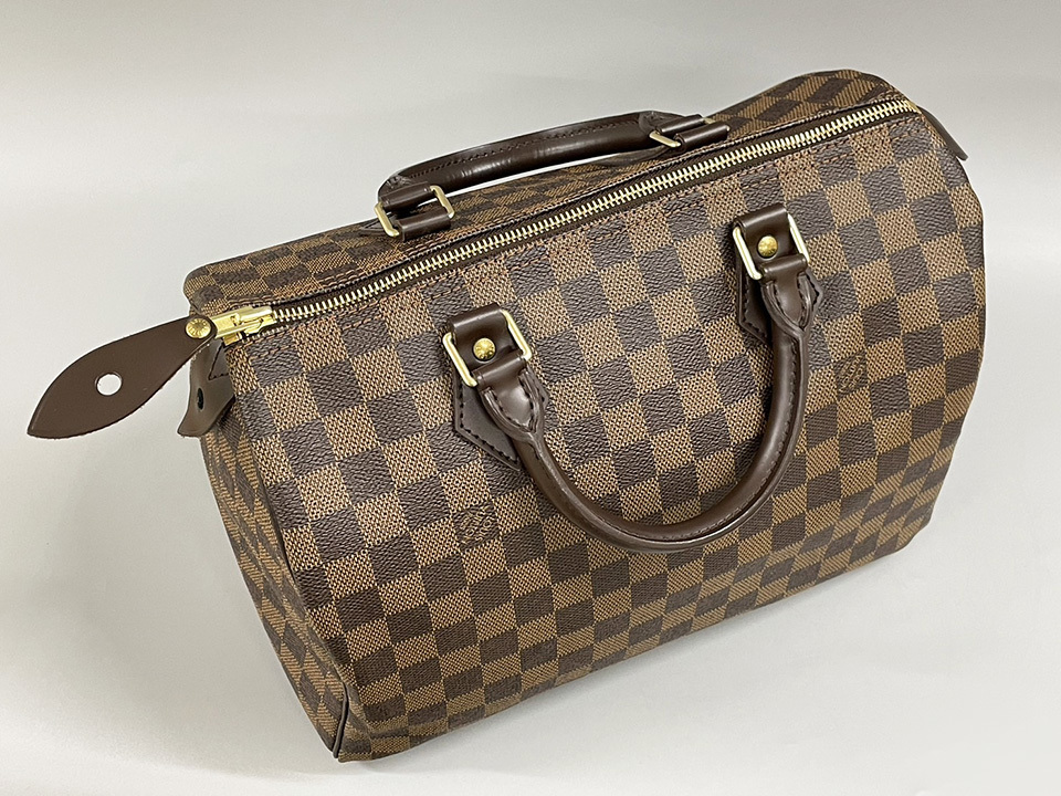 LOUIS VUITTON ルイ ヴィトン 美品 N41531 ダミエ スピーディ30 ハンドバッグ ボストンバッグ LV ミニボストン パドロック 鍵付_画像4