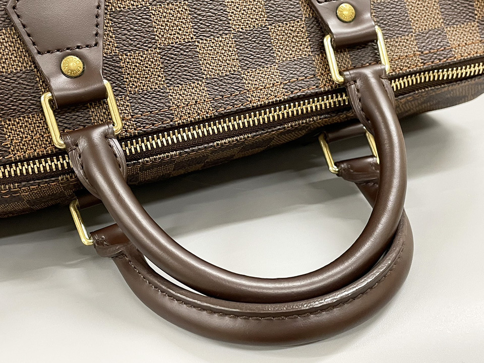 LOUIS VUITTON ルイ ヴィトン 美品 N41531 ダミエ スピーディ30 ハンドバッグ ボストンバッグ LV ミニボストン パドロック 鍵付_画像3