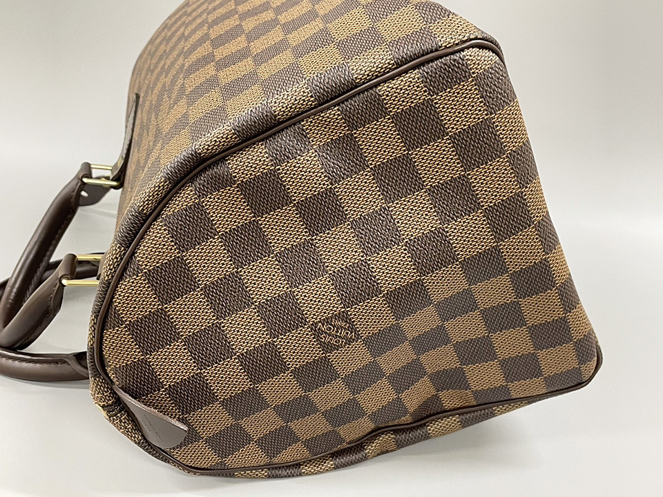 LOUIS VUITTON ルイ ヴィトン 美品 N41531 ダミエ スピーディ30 ハンドバッグ ボストンバッグ LV ミニボストン パドロック 鍵付_画像7