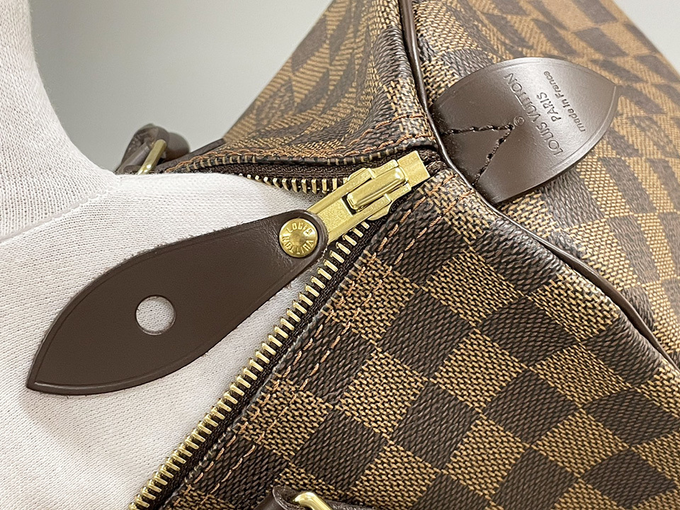 LOUIS VUITTON ルイ ヴィトン 美品 N41531 ダミエ スピーディ30 ハンドバッグ ボストンバッグ LV ミニボストン パドロック 鍵付_画像10