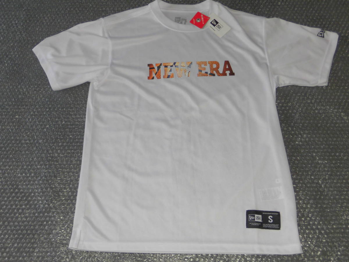 定価4180円 未使用 ニューエラ Tシャツ Sサイズ 白 NEW ERA バスケットボール SS TEE TECH BSKTBL NEBALL FRONT SS21 WHI S_画像2