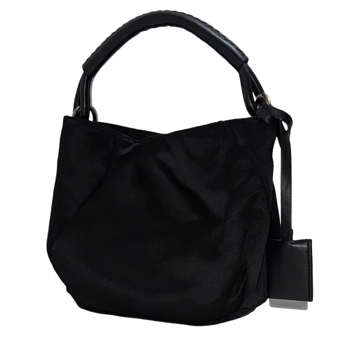JIL SANDER ジル サンダー サテン レザー ハンド バッグ カバン JIL SANDER ジル サンダー サテン レザー ハンド バッグ カバン