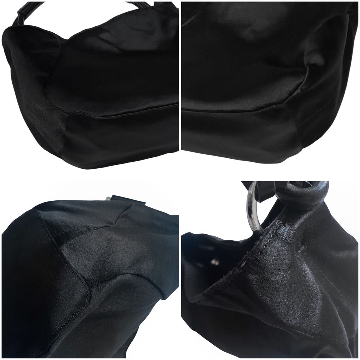 JIL SANDER ジル サンダー サテン レザー ハンド バッグ カバン JIL SANDER ジル サンダー サテン レザー ハンド バッグ カバン