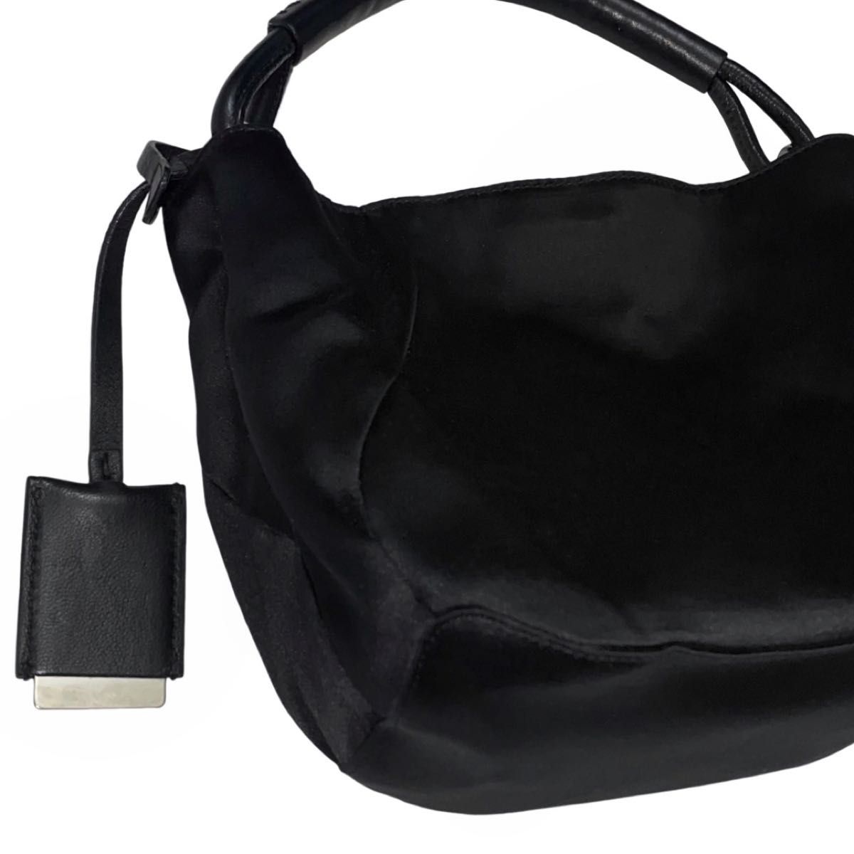 JIL SANDER ジル サンダー サテン レザー ハンド バッグ カバン JIL SANDER ジル サンダー サテン レザー ハンド バッグ カバン