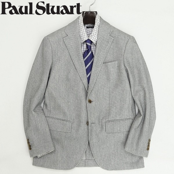 ◆Paul Stuart ポールスチュアート 2釦 ジャケット グレー 46