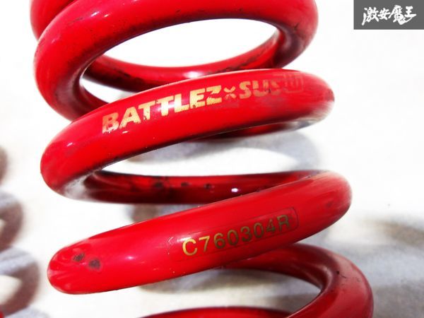 1インチUP！ JAOS ジャオス BATTLEZ X SUS CV5W デリカ D:5 ガソリン車 リフトアップ スプリング コイル 自由長 約 345mm 370mm 線径 16mm_画像2