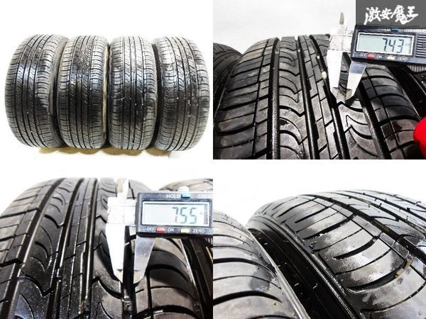 バリ山！ BORBET メルセデス W124 Eクラス 15インチ 7J +36 5穴 PCD 112 205/60R15 4本 W210 W126 W202 Cクラス 等_画像9