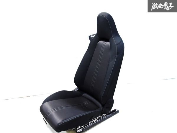  beautiful goods! immediate payment Mazda original ND5RC ND Roadster normal seat s port seat black & white stitch driver`s seat driver's seat 