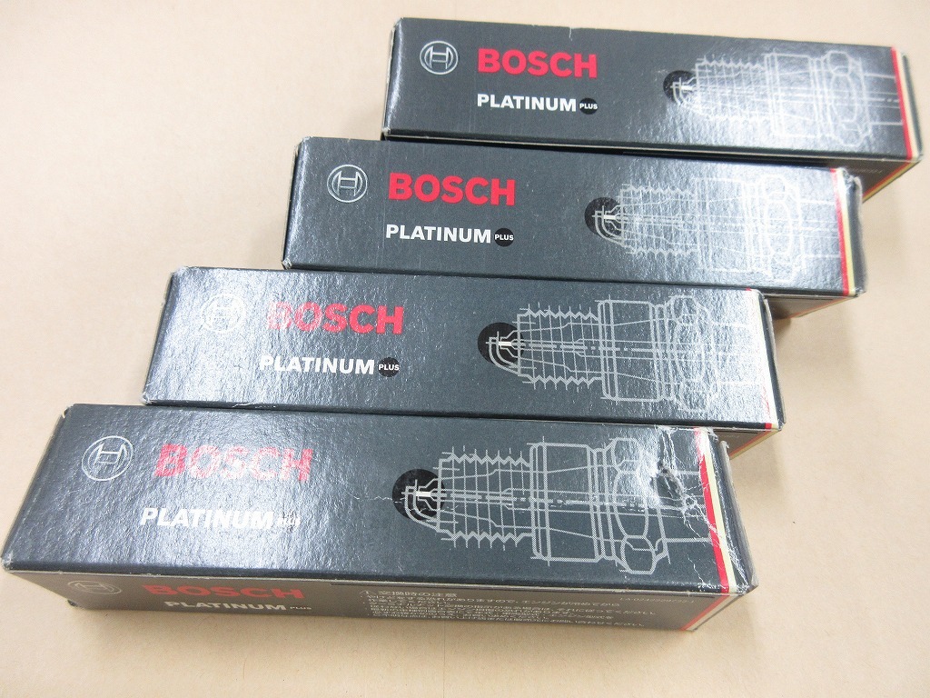BOSCH ボッシュ 輸入車用 スパークプラグ プラチナプラス Platinum Plus　新品未使用　 品番FR8NP　４本SET　全国送料無料_画像1