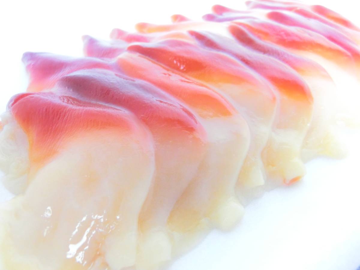お寿司屋さんで使用されている ホッキ貝スライス 業務用 開き加工済み 北寄貝 20枚入り_急速冷凍し鮮度抜群のホッキ貝を届けます！