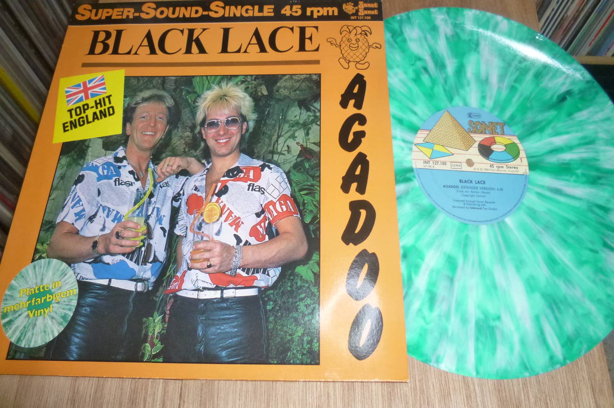 良好品） 12” BLACK LACE // AGADOOの画像1