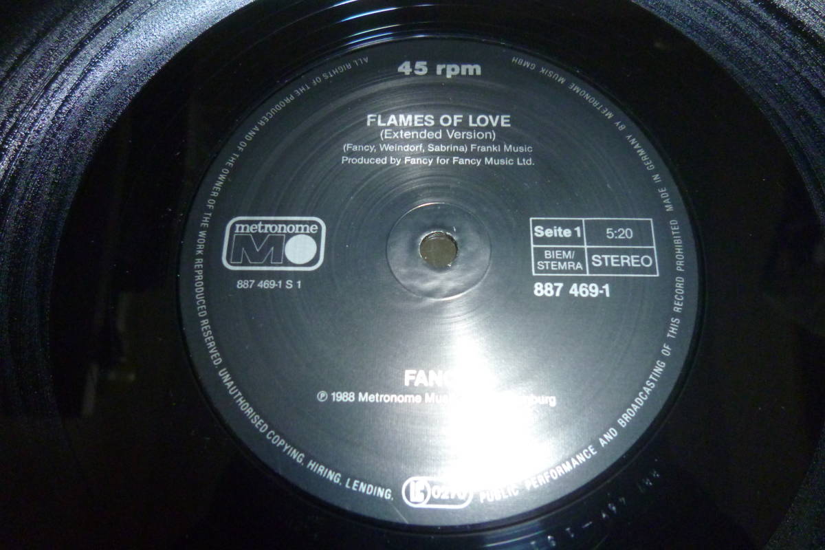  12” FANCY // FLAMES OF LOVEの画像4
