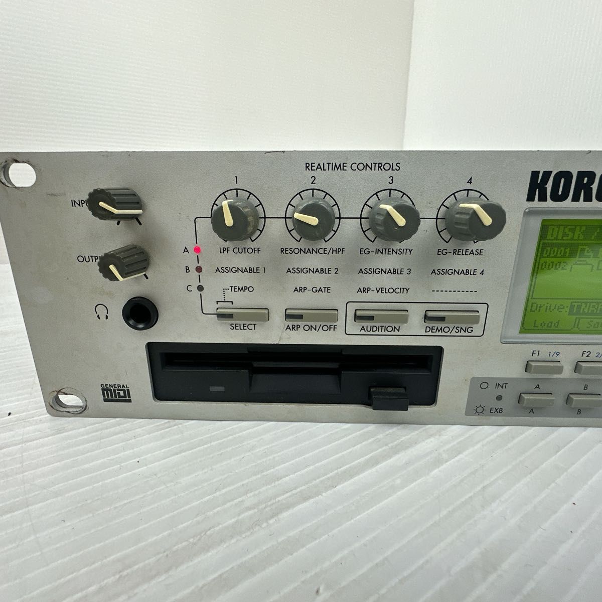  actual work Korg triton rack sound module korg TRITON RACK