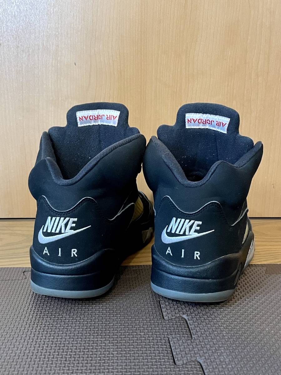 【中古】NIKE AIR JORDAN 5 RETRO OG METALLIC SILVER　ナイキ　エア　ジョーダン5　レトロ　オリジナル　メタリックシルバー_画像3