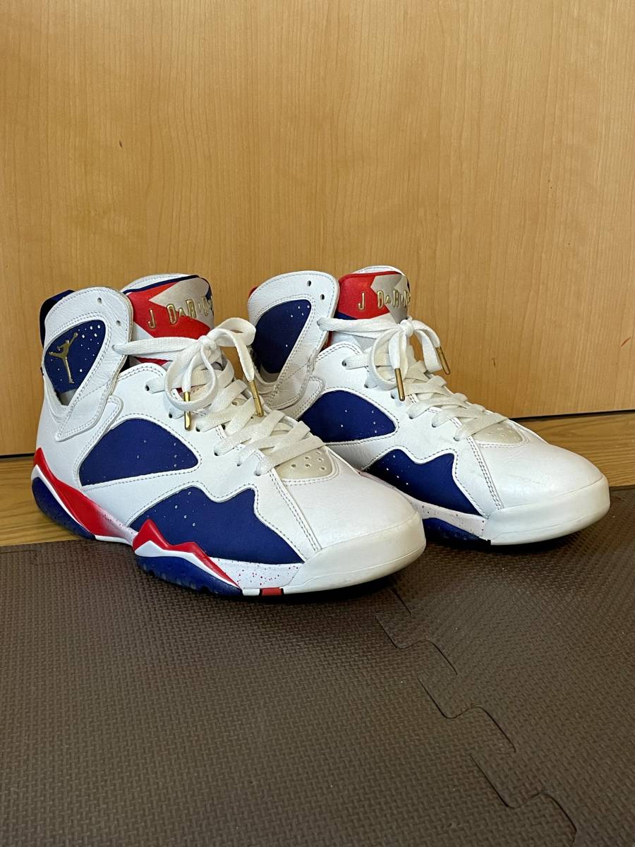 【中古】NIKE AIR JORDAN 7 RETRO OLYMPIC　ナイキ　エア　ジョーダン7　レトロ　オリンピック_画像1