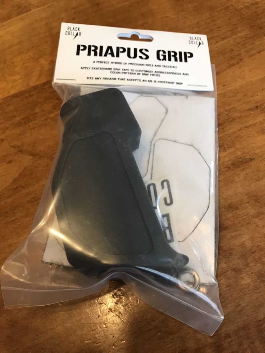 Black collar arms priapus grip BKカラー　粗め　m4a1 AR15 系のガスブロに_画像1