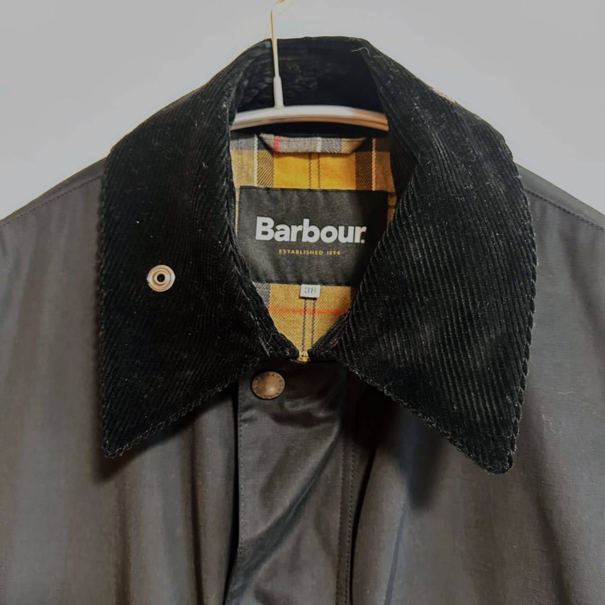 1円スタート　美品43,000円　Barbour/バブアー 別注 BEDALE VEST/ビデイル ベスト　フリークスストア　サイズ38 春秋　ブラック　黒_画像7