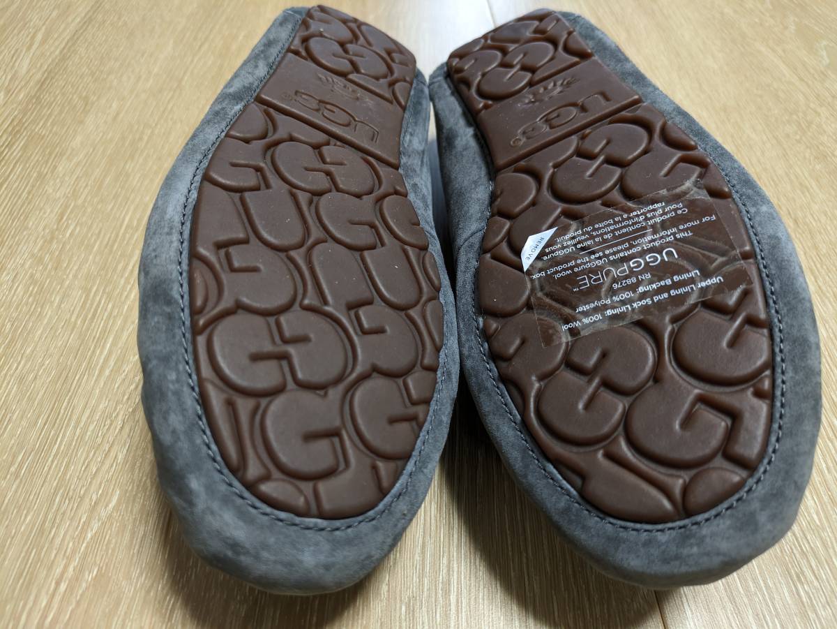 UGG アグ★未使用★5612 モカシン 24cm グレー DAKOTA ダコタ レディース★送料無料★ムートン スエード 靴 箱なし EU38 USA7 UK5.5_画像10