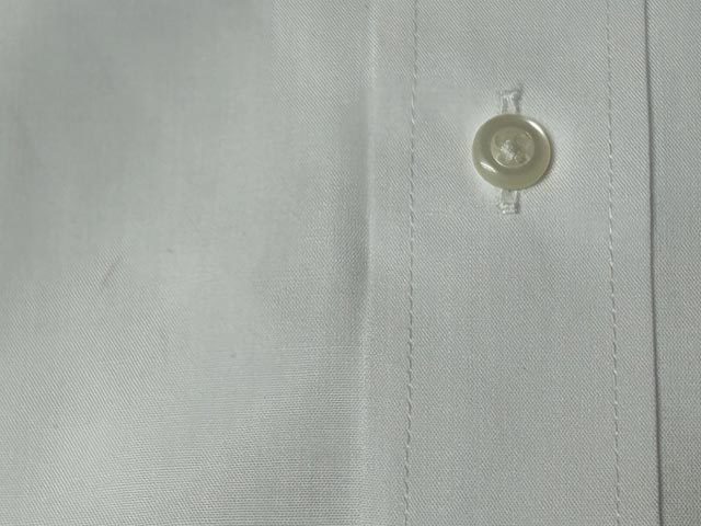 【02791】QRL810-J905■M（39-80）■白■KIWI TOWN 形態安定 立体縫製 動きやすく快適な着心地 長袖ドレスシャツ ワイシャツ_画像6