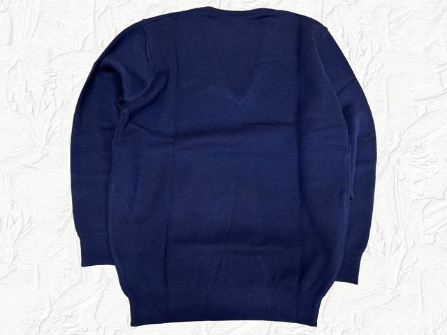 [.3]50#LL размер # темно-синий #NIKKEnike школьный свитер сделано в Японии 