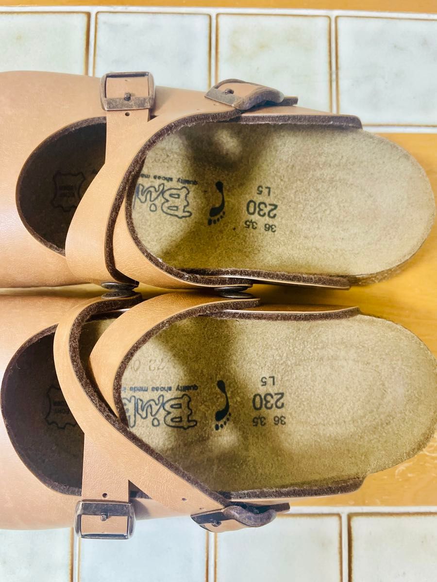 BIRKENSTOCK ビルケンシュトック Birki’s ビルキーROWLEY ローリーライトブラウン 36 23cm