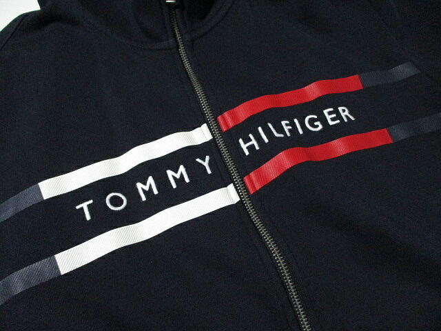 美品▼ トミーヒルフィガー　スウェットジャケット　紺　ネイビー　フラッグロゴ　ジップアップ　TOMMY HILFIGER　Lサイズ_画像5