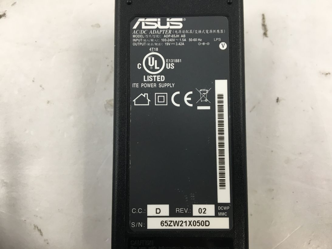 ASUS/ノート/HDD 750GB/第2世代Core i5/メモリ4GB/WEBカメラ有/OS無_付属品 1