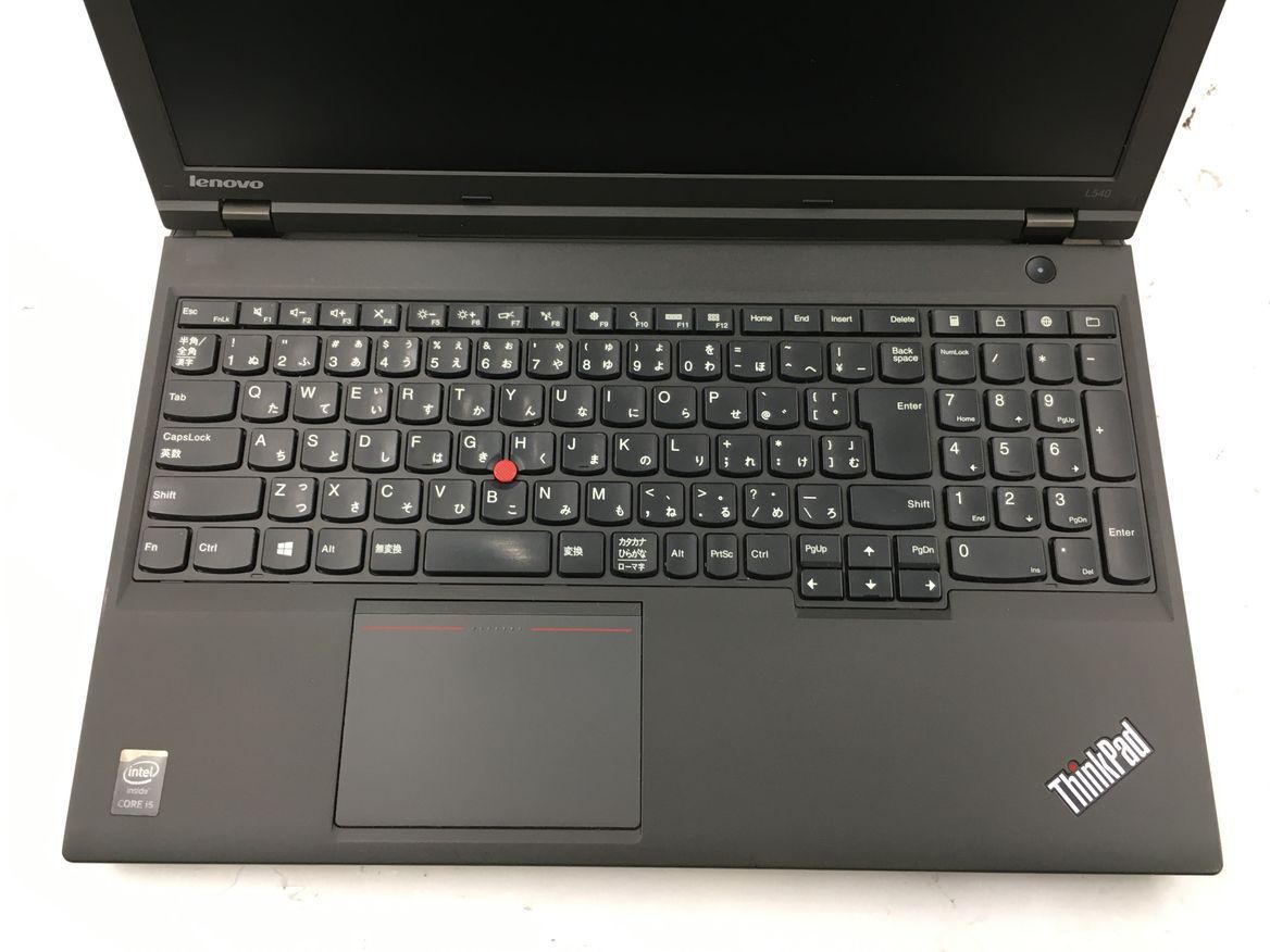 LENOVO/ノート/HDD 500GB/第4世代Core i5/メモリ2GB/WEBカメラ無/OS無_キーボード接写１