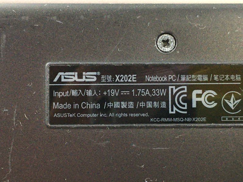 ASUS/ノート/HDD 500GB/第3世代Core i3/メモリ4GB/WEBカメラ有/OS無/Intel Corporation 3rd Gen Core processor Graphics Controller 64MB_メーカー名