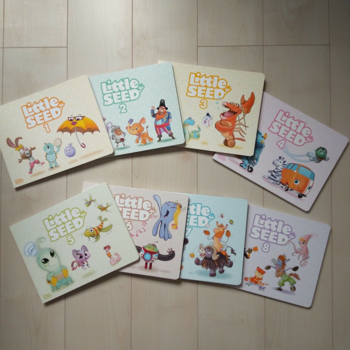 LittleSEED リトルシード 1~8 絵本&DVD 全8巻 フルセット 幼児 英語教材