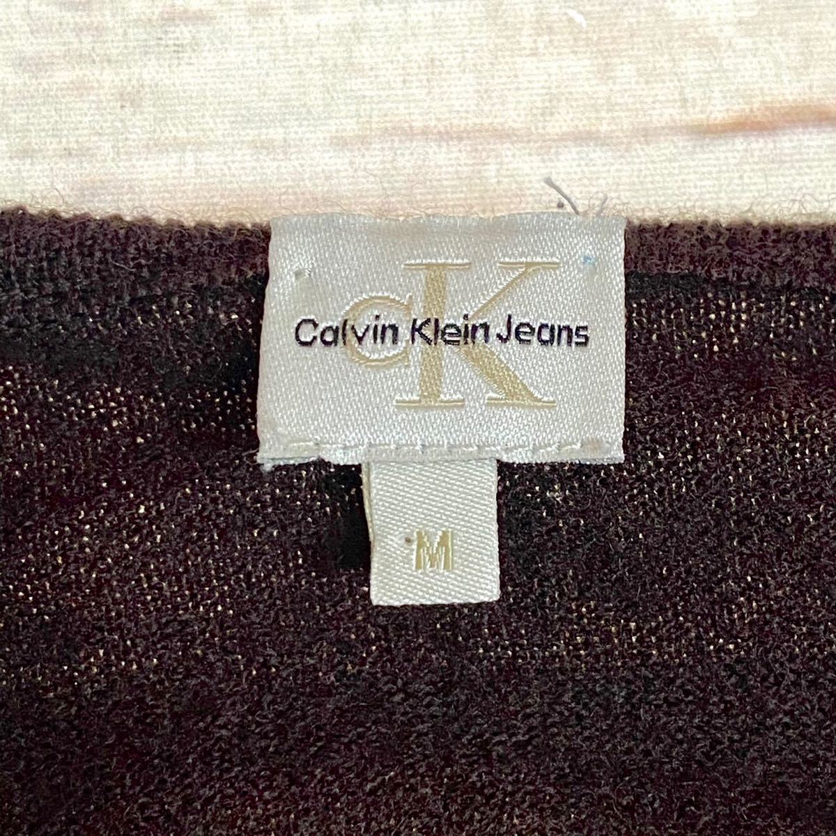 カルバンクラインジーンズ Calvin Klein Jeans ビンテージ レディース トップス ニットカーディガン 長袖の画像7