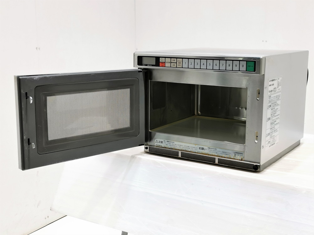  Hoshizaki microwave oven HMN-18C used 4 months guarantee 2019 year made single phase 200V width 422x depth 476mm kitchen [ Mugen . Tokyo Adachi shop ]