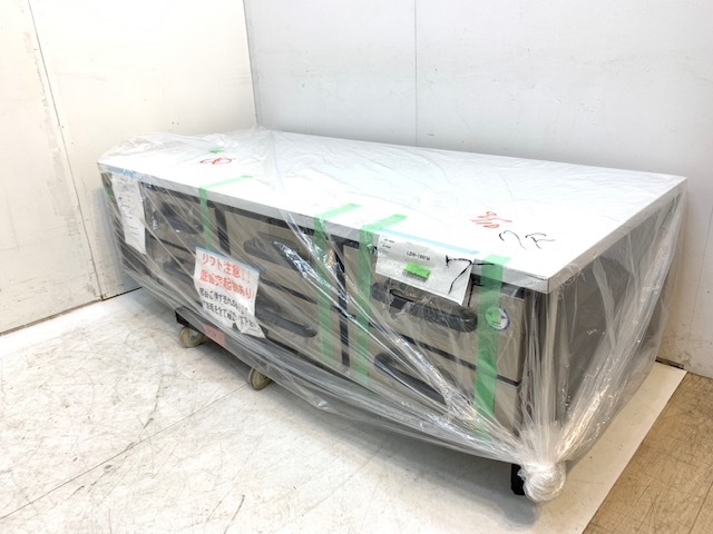 フクシマガリレイ 冷凍低ドロワーコールドテーブル LBW-166FM 中古 4ヶ月保証 2018年製 幅1630x奥750mm 厨房【無限堂東京足立店】