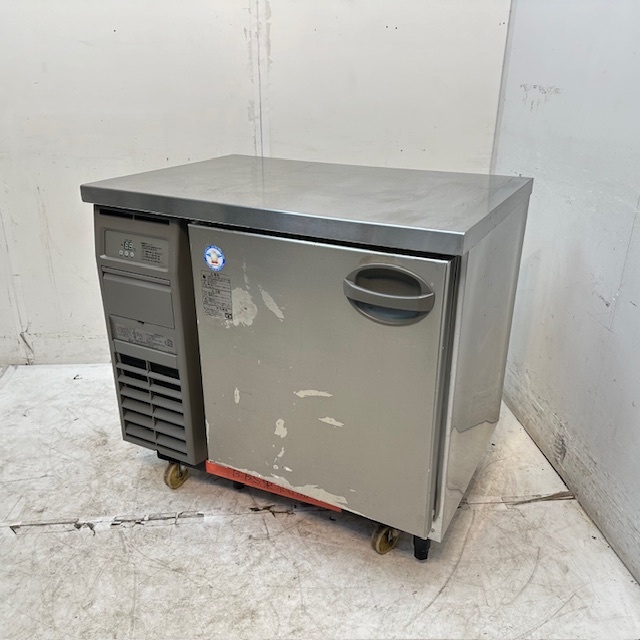 フクシマガリレイ 冷凍コールドテーブル YRC-091FM2 中古 1ヶ月保証 2019年製 単相100V 幅900x奥行600mm 厨房【無限堂東京足立店】