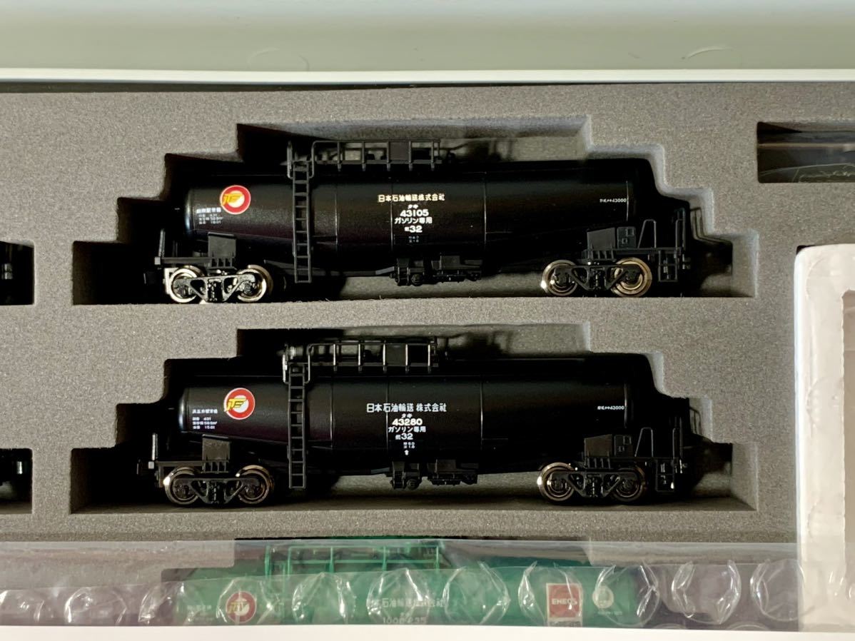 KATO 黒タキ4両セット Nゲージ カトー タキ43000 日本石油輸送 鉄道模型 貨物列車 8013-7 車番変更品他 EF65 EF210 他牽引_画像3
