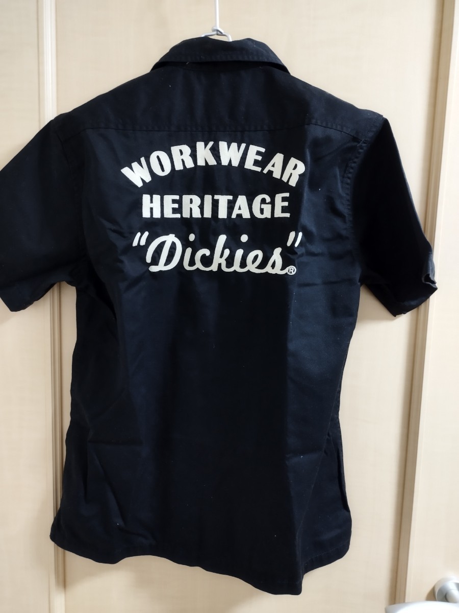 ●Dickies●ディッキーズ●ワークシャツ●ブラック●半袖●シャツ●刺繍●半袖シャツ●黒●_画像8