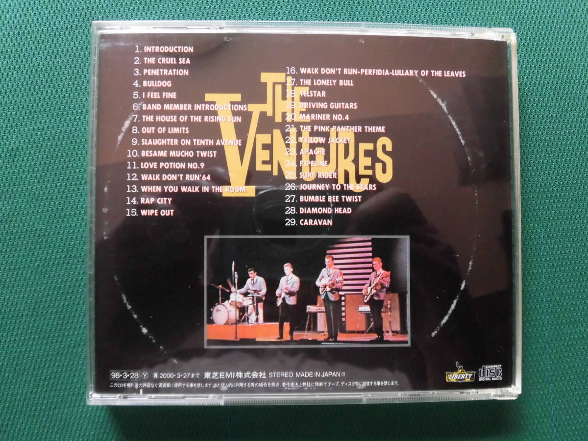 The Ventures Live In Japan '65 　1965年ベンチャーズの全盛期来日コンプリート実況録音盤　1995年CD国内盤_画像2