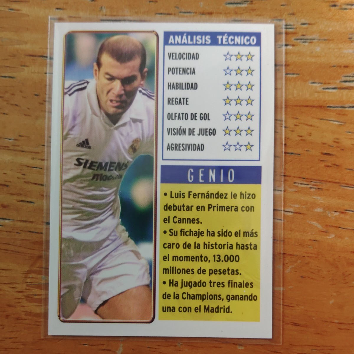 2004/2005 MC LIGA #108 ZINEDINE ZIDANE[ジネディーヌ・ジダン]レアル・マドリード フランス代表_画像2