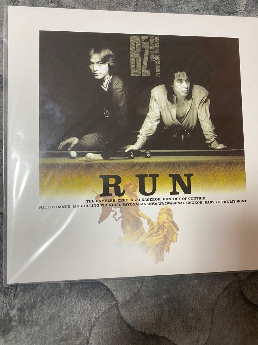 B'z 新品未開封アナログレコード【RUN】