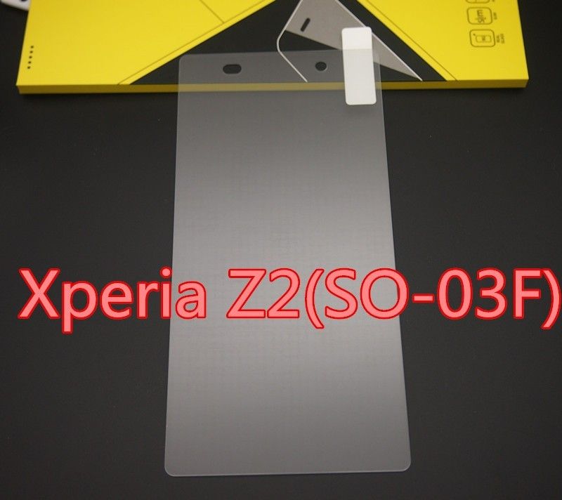 Xperia Z2(SO-03F)　保護 強化 ガラス フィルム 