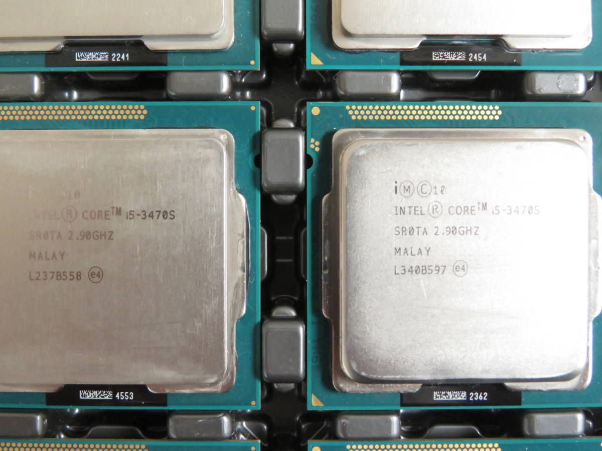 Intel Core i5-3470S　2.90GHz LGA1155　中古品 12個セット(2)_画像3