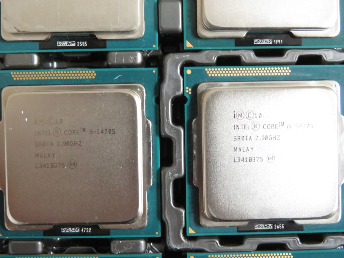 Intel Core i5-3470S　2.90GHz LGA1155　中古品 12個セット(2)_画像4