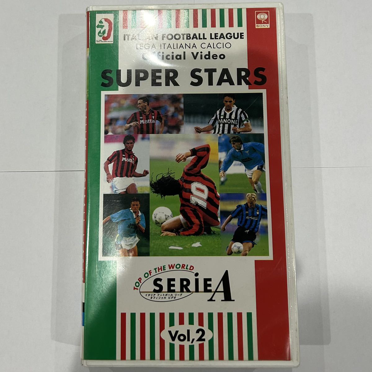 [VHS видеолента ]IFL Италия футбол Lee g Serie A официальный видео super * Star zVol.2 SONY RECORDS 1990 годы название плеер 