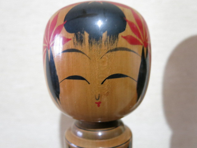 ●中古品● 松島直秀 作「伝統こけし」2体＊創作 伝統 民芸品 工芸品 宮城県 松島_画像3